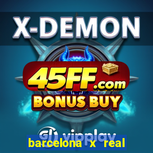 barcelona x real madrid ao vivo futemax